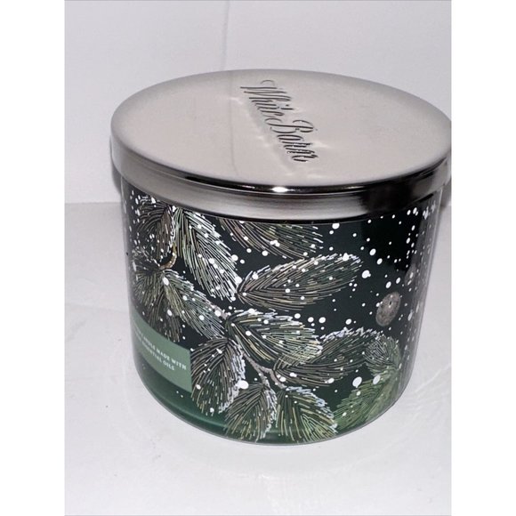 Bath & Body Works Winter Pear Forest White Barn 3 Wick Candle 14.5oz 2023 NEW - Picture 10 of 16